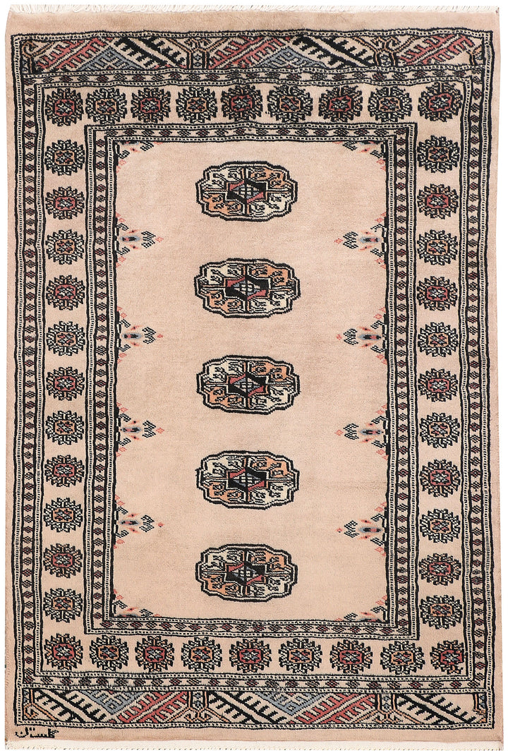Wheat Bokhara 2' 6 x 3' 8 - No. 47596 - ALRUG Rug Store