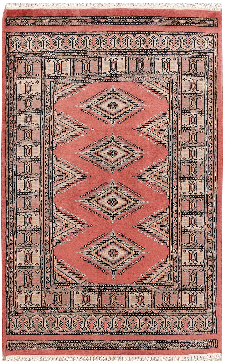 Salmon Jaldar 2' 7 x 4' 2 - No. 47597 - ALRUG Rug Store