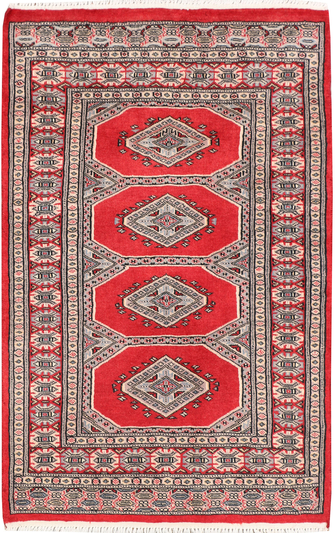 Firebrick Jaldar 2' 6 x 3' 10 - No. 47600 - ALRUG Rug Store