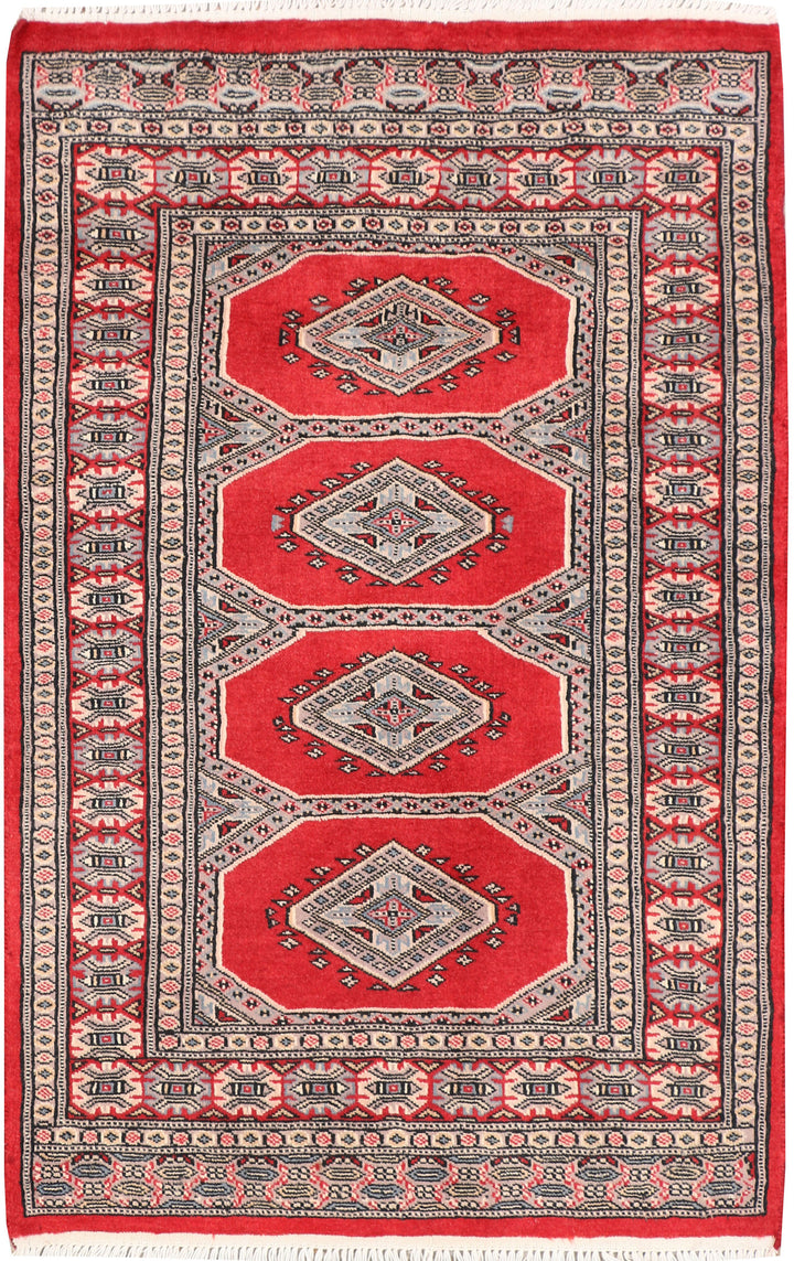 Firebrick Jaldar 2' 6 x 3' 10 - No. 47600 - ALRUG Rug Store