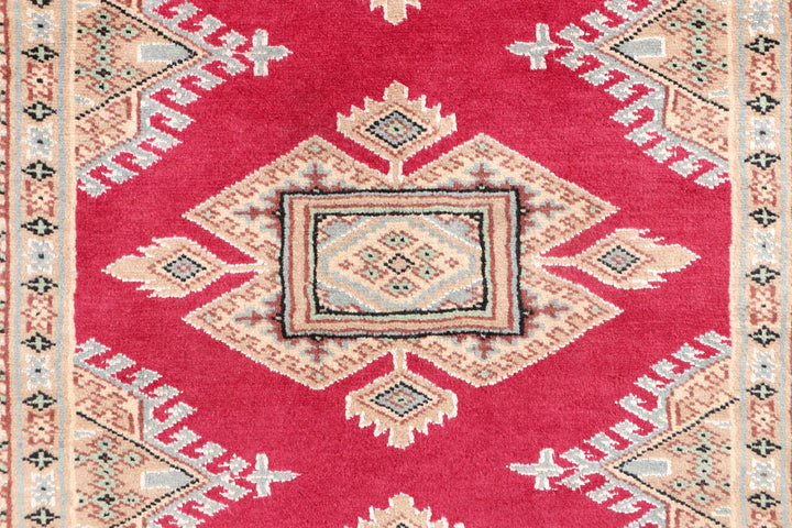 Light Coral Caucasian 2' 6 x 3' 11 - No. 47604 - ALRUG Rug Store