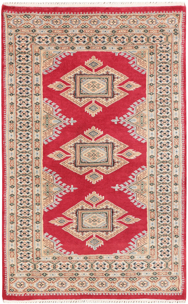Light Coral Caucasian 2' 6 x 3' 11 - No. 47604 - ALRUG Rug Store