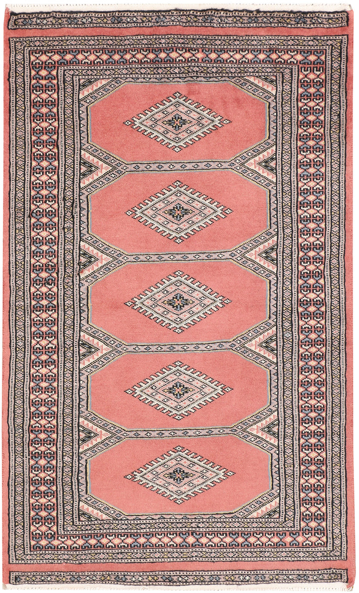 Dark Salmon Jaldar 2' 6 x 4' 1 - No. 47605 - ALRUG Rug Store