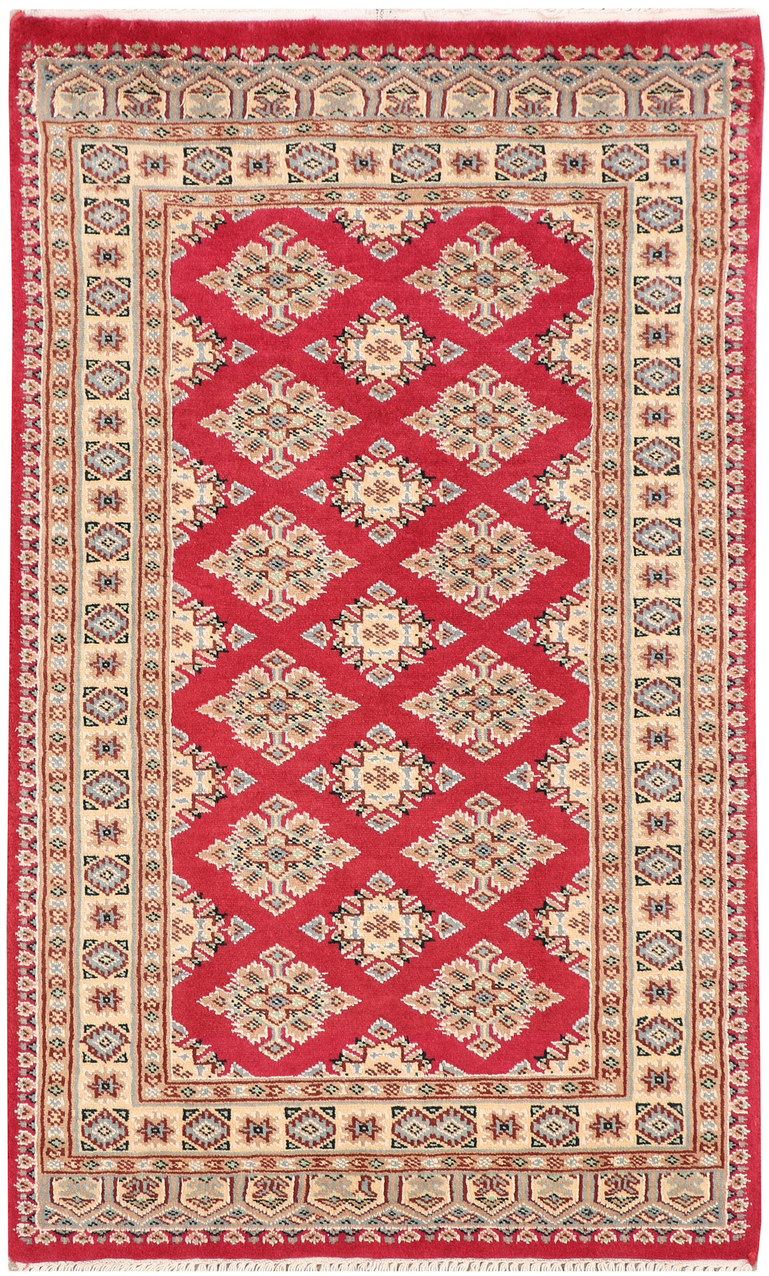 Indian Red Jaldar 2' 6 x 4' 1 - No. 47607 - ALRUG Rug Store