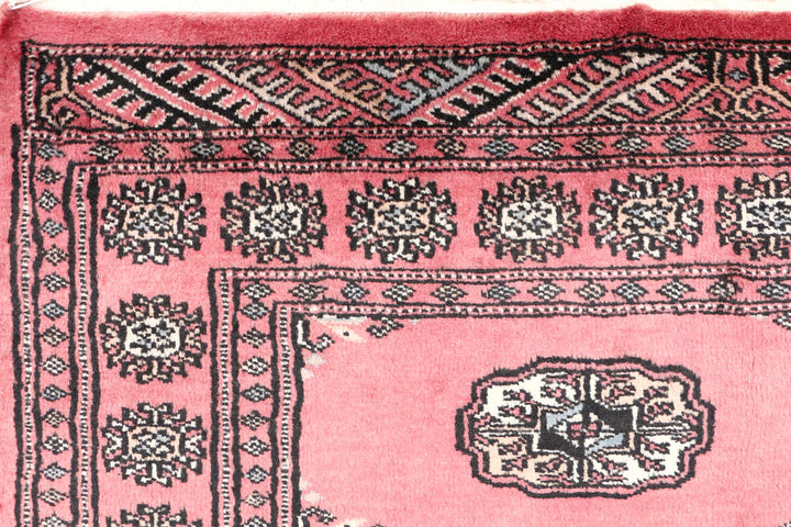 Salmon Bokhara 2' 6 x 4' 2 - No. 47614 - ALRUG Rug Store