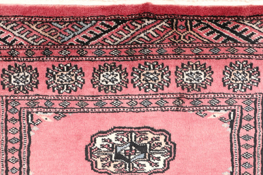 Salmon Bokhara 2' 6 x 4' 2 - No. 47614 - ALRUG Rug Store