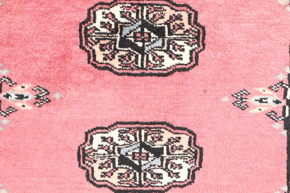 Salmon Bokhara 2' 6 x 4' 2 - No. 47614 - ALRUG Rug Store