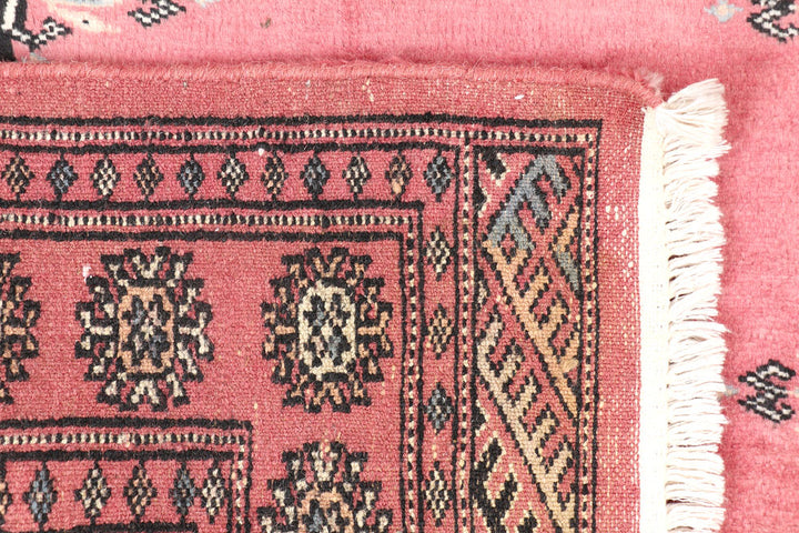 Salmon Bokhara 2' 6 x 4' 2 - No. 47614 - ALRUG Rug Store