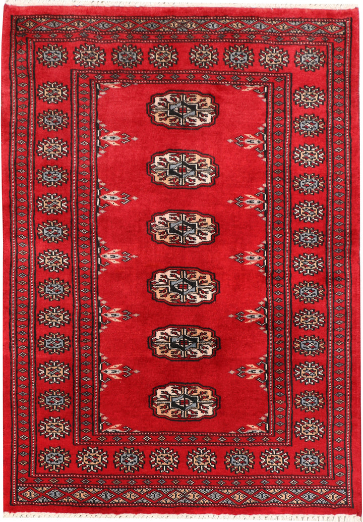 Firebrick Bokhara 2' 6 x 3' 6 - No. 47616 - ALRUG Rug Store