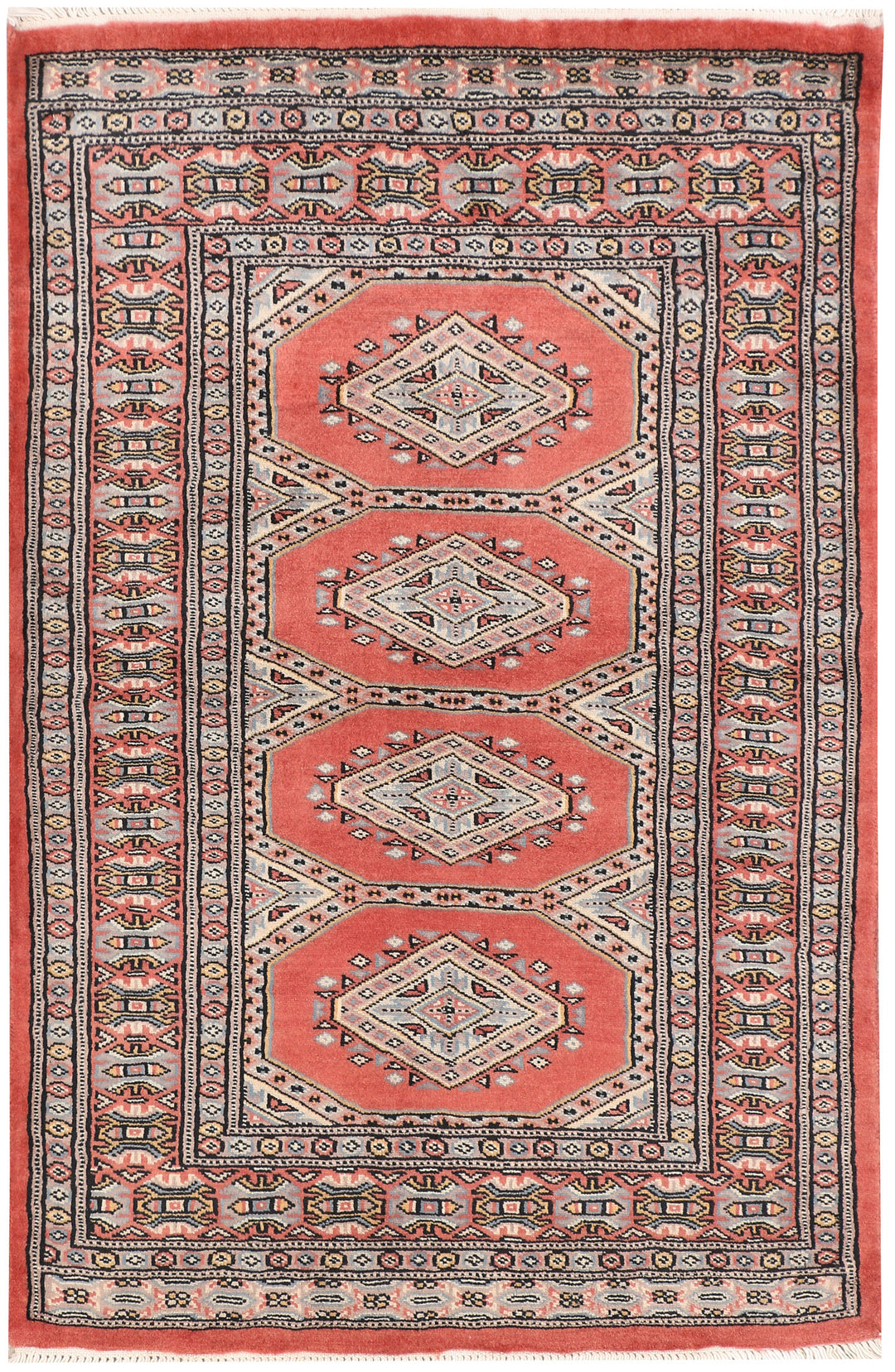 Salmon Jaldar 2' 7 x 4' 1 - No. 47617 - ALRUG Rug Store
