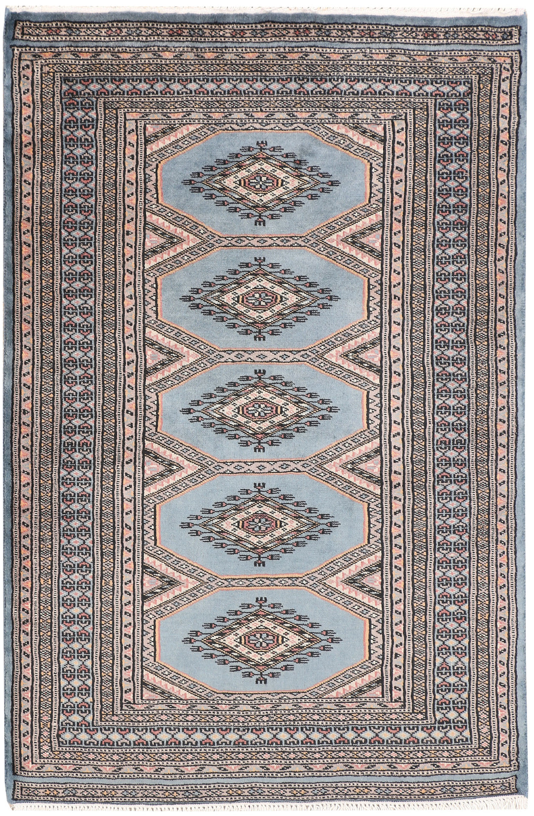 Light Slate Grey Jaldar 2' 7 x 3' 11 - No. 47618