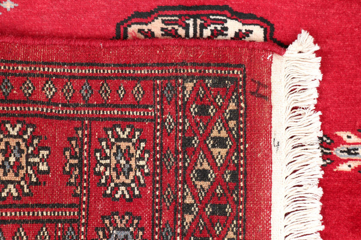 Firebrick Bokhara 2' 6 x 3' 9 - No. 47619 - ALRUG Rug Store