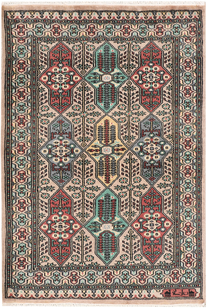 Tan Caucasian 2' 8 x 3' 10 - No. 47620 - ALRUG Rug Store