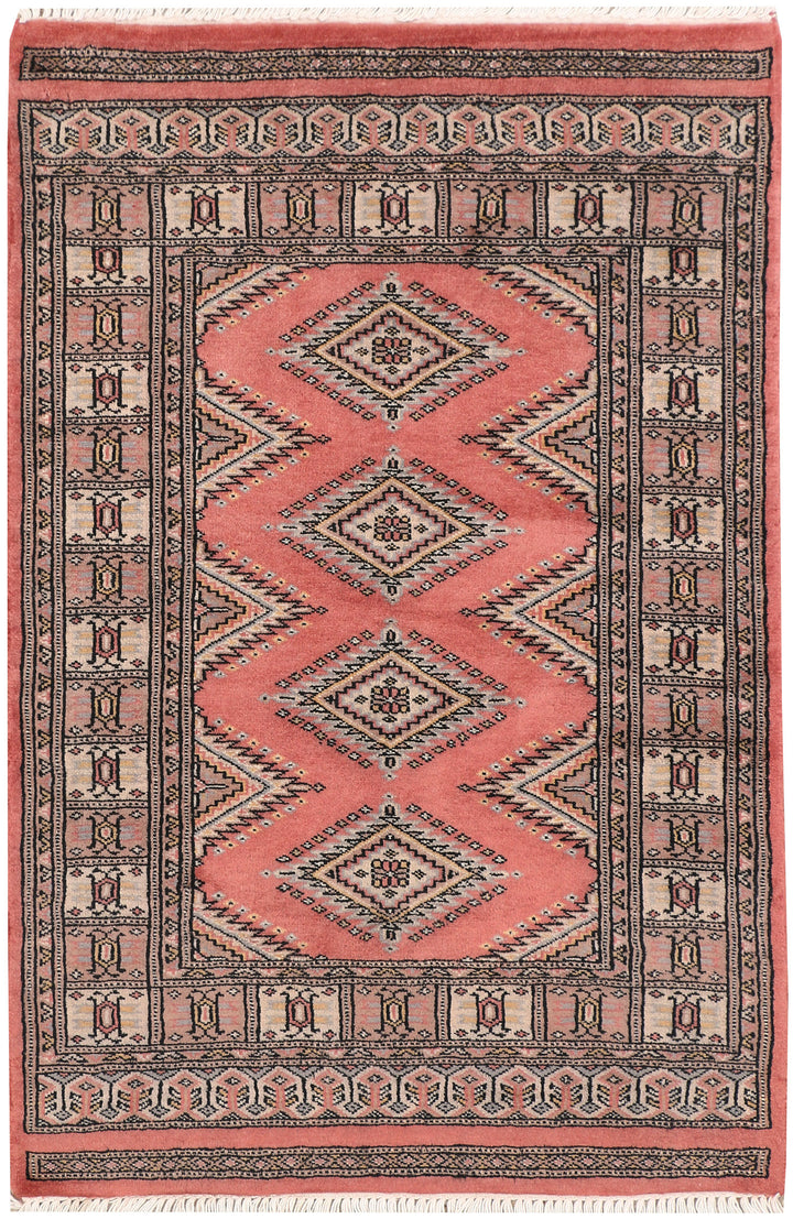 Dark Salmon Jaldar 2'  6" x 3'  9" - No. QA41408