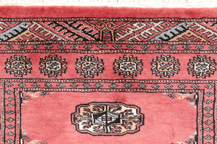 Salmon Bokhara 2' 6 x 3' 10 - No. 47633 - ALRUG Rug Store