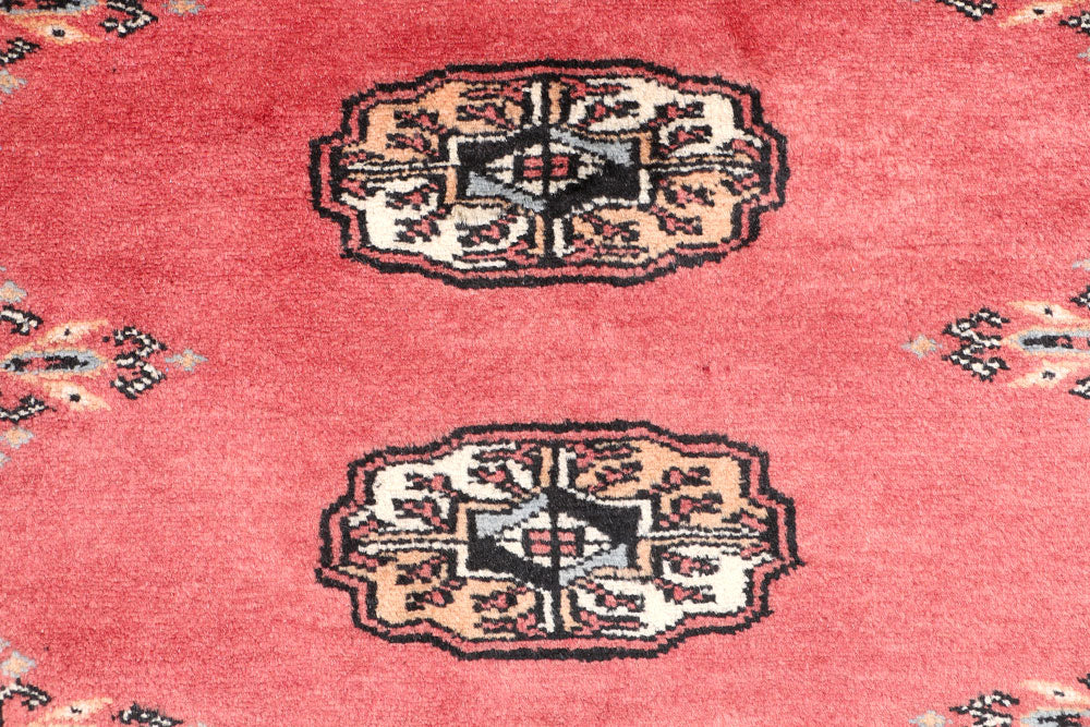 Salmon Bokhara 2' 6 x 3' 10 - No. 47633 - ALRUG Rug Store