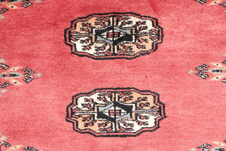 Salmon Bokhara 2' 6 x 3' 10 - No. 47633 - ALRUG Rug Store