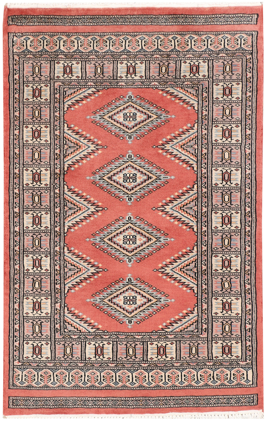 Salmon Jaldar 2' 6 x 3' 11 - No. 47635 - ALRUG Rug Store