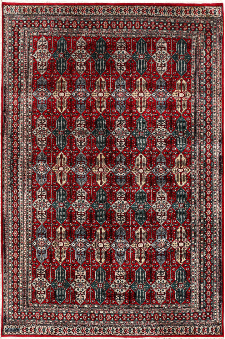 Dark Red Caucasian 6' 1 x 9' 2 - No. 47641 - ALRUG Rug Store