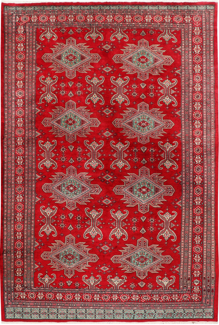 Firebrick Caucasian 6' 3 x 9' 5 - No. 47642 - ALRUG Rug Store