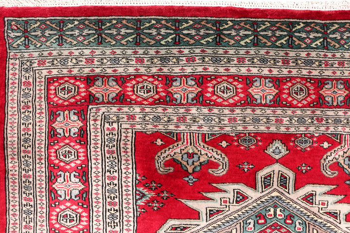 Firebrick Caucasian 6' 2 x 8' 5 - No. 47644 - ALRUG Rug Store