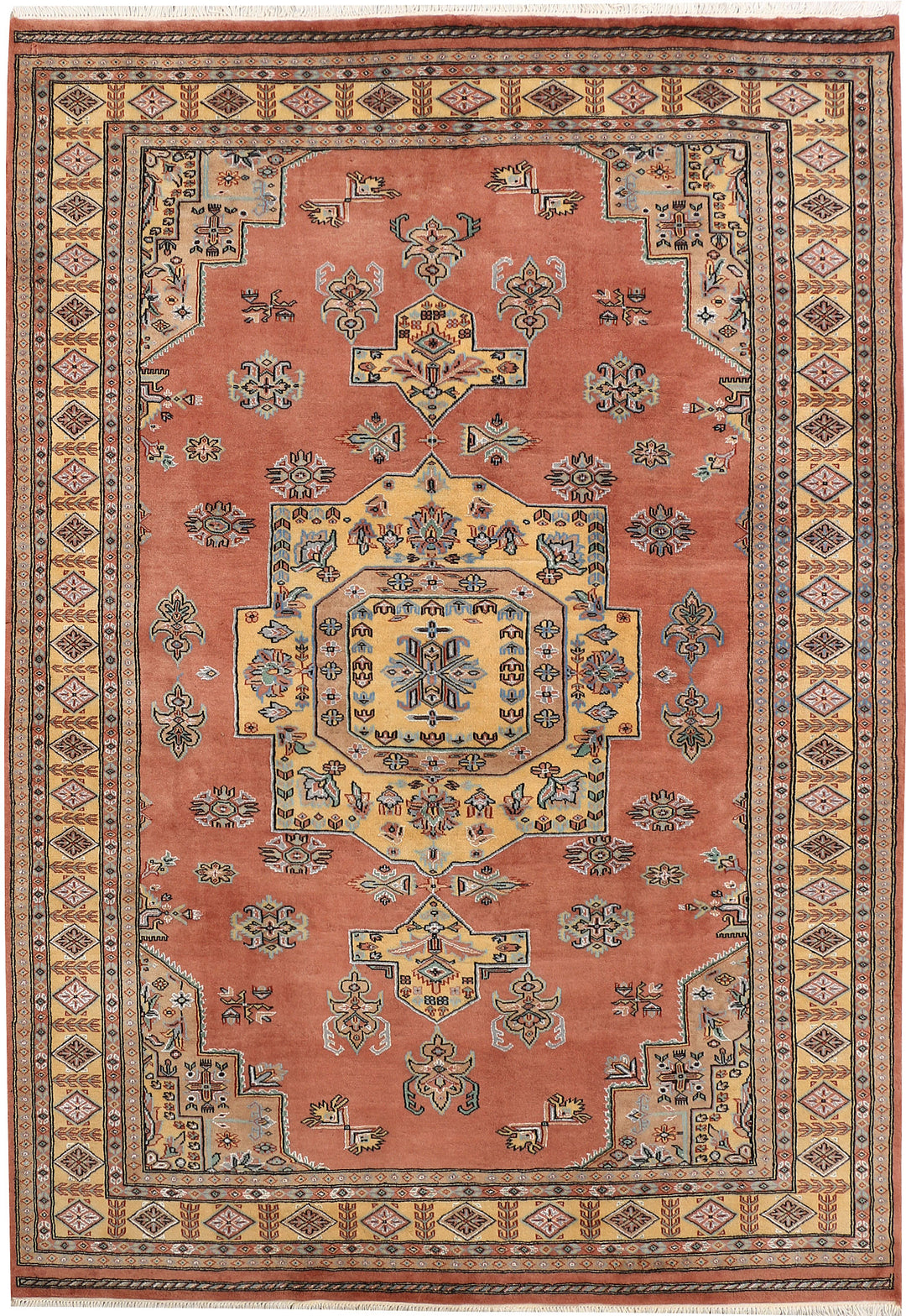 Chocolate Caucasian 6' 1 x 8' 10 - No. 47646 - ALRUG Rug Store
