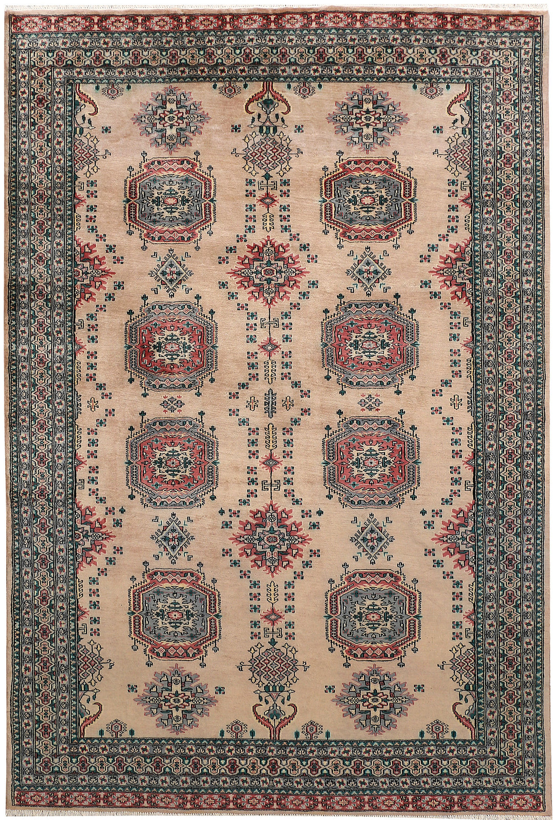 Tan Caucasian 6' 2 x 9' 2 - No. 47651 - ALRUG Rug Store