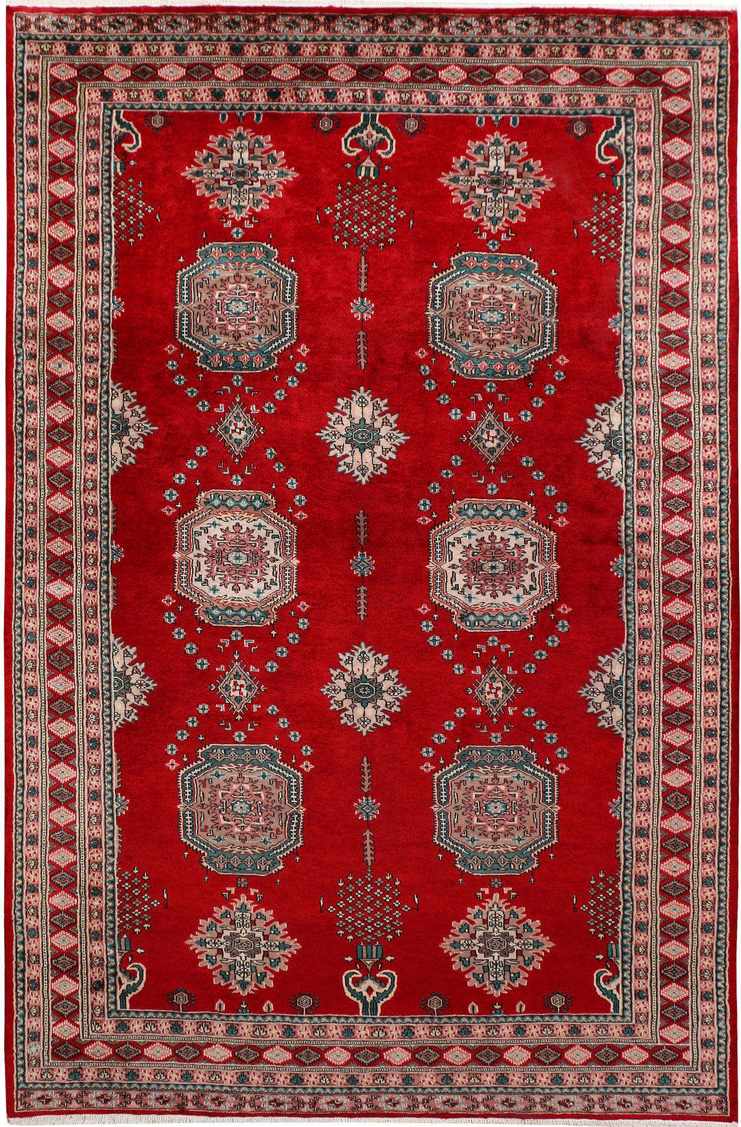 Firebrick Caucasian 6' x 9' 3 - No. 47653 - ALRUG Rug Store