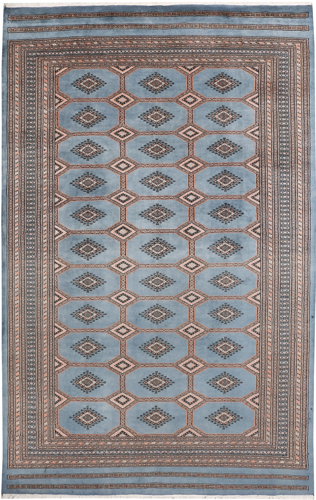 Light Slate Grey Jaldar 6' 7 x 10' 5 - No. 47659 - ALRUG Rug Store