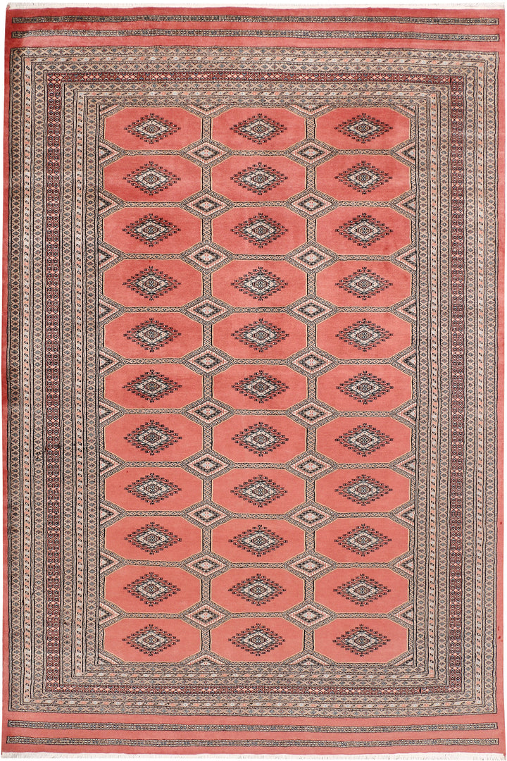 Salmon Jaldar 6' 10 x 10' 6 - No. 47661 - ALRUG Rug Store