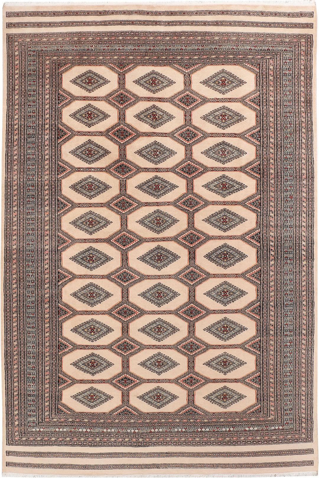 Bisque Jaldar 6' 6 x 9' 10 - No. 47662 - ALRUG Rug Store