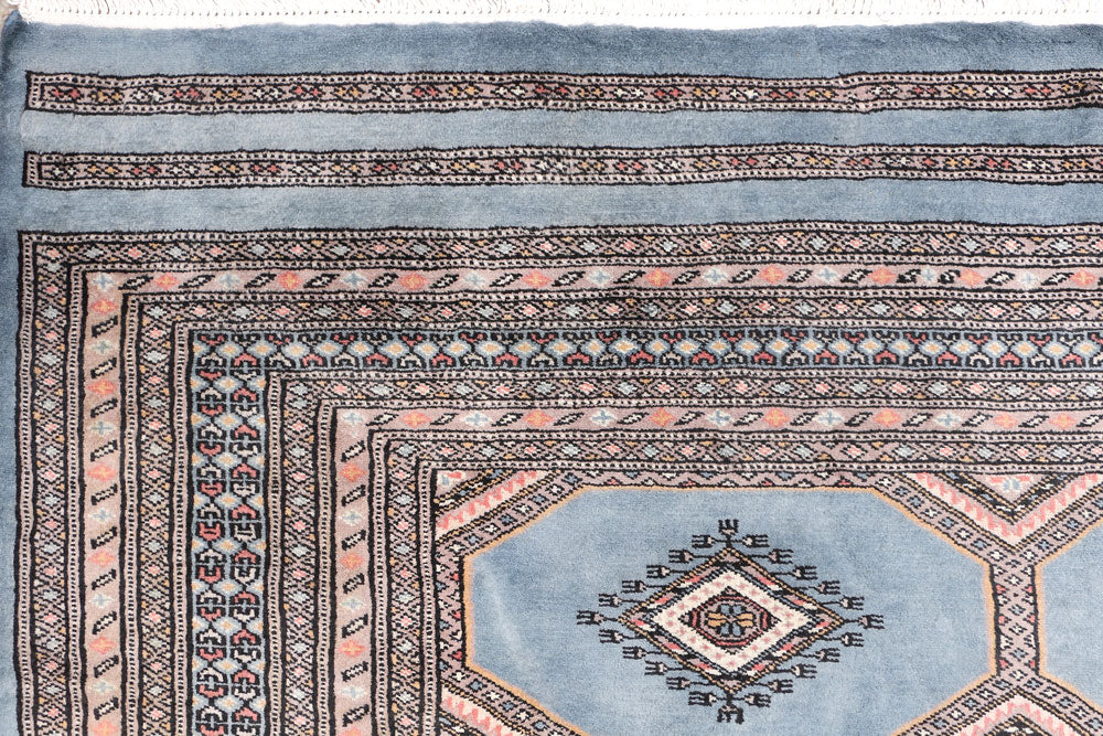 Light Slate Grey Jaldar 6' 7 x 9' 11 - No. 47663 - ALRUG Rug Store