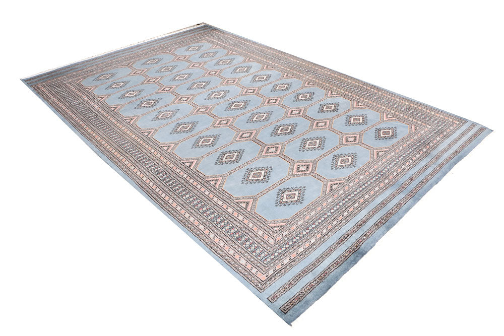 Light Slate Grey Jaldar 6' 7 x 9' 11 - No. 47663 - ALRUG Rug Store