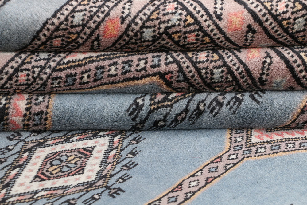 Light Slate Grey Jaldar 6' 7 x 9' 11 - No. 47663 - ALRUG Rug Store