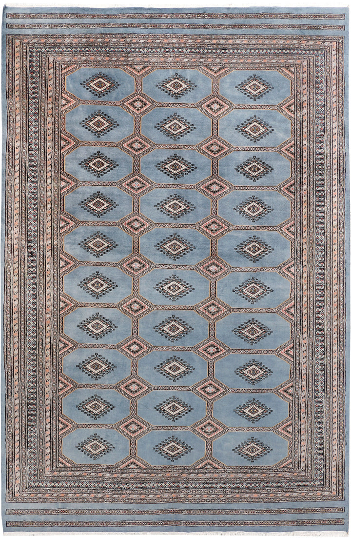 Light Slate Grey Jaldar 6'  7" x 9'  11" - No. QA84852