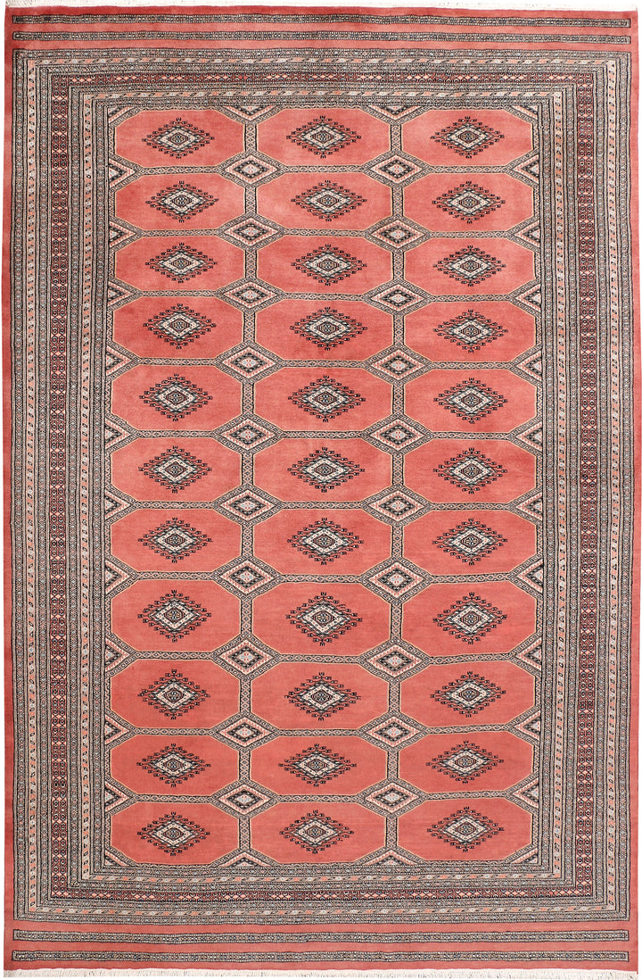 Dark Salmon Jaldar 6'  9" x 10'  3" - No. QA68192