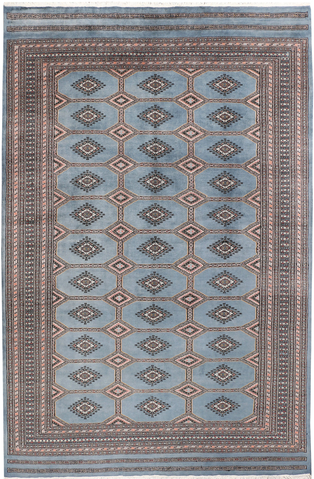 Light Slate Grey Jaldar 6' 7 x 10' - No. 47669 - ALRUG Rug Store