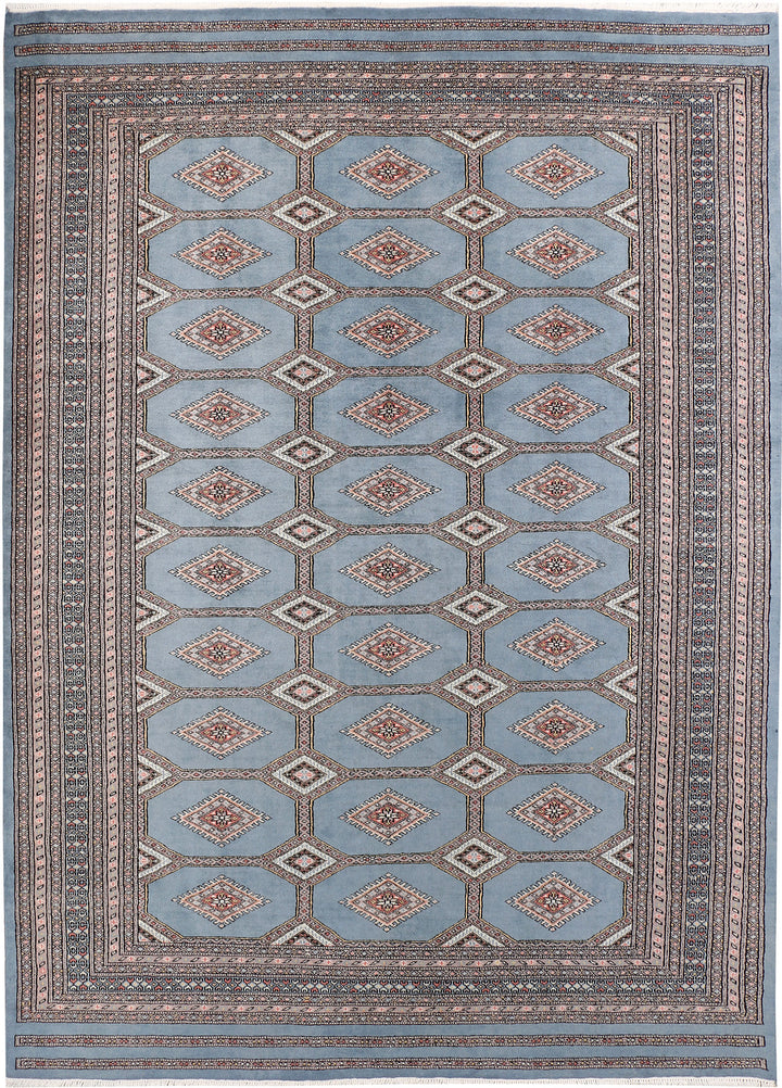 Light Slate Grey Jaldar 6' 11 x 9' 10 - No. 47671 - ALRUG Rug Store