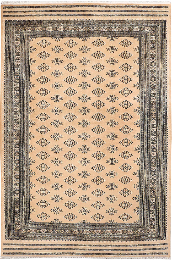 Navajo White Jaldar 6' 6 x 9' 10 - No. 47673 - ALRUG Rug Store