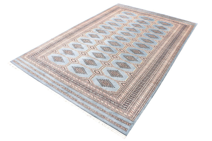 Light Slate Grey Jaldar 6' 6 x 9' 10 - No. 47678 - ALRUG Rug Store