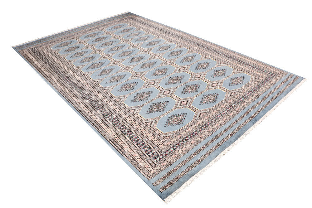 Light Slate Grey Jaldar 6' 6 x 9' 10 - No. 47678 - ALRUG Rug Store