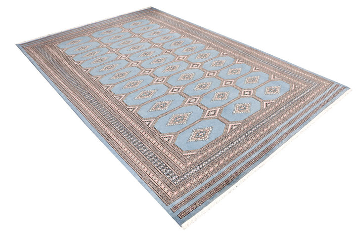 Light Slate Grey Jaldar 6' 7 x 9' 10 - No. 47680 - ALRUG Rug Store