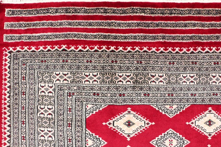 Dark Red Jaldar 6' 7 x 10' 2 - No. 47682 - ALRUG Rug Store