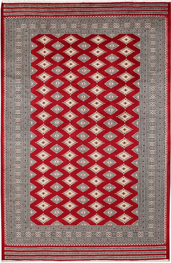 Dark Red Jaldar 6' 7 x 10' 2 - No. 47682 - ALRUG Rug Store