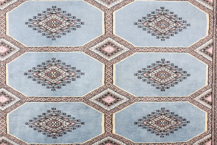 Light Slate Grey Jaldar 6' 7 x 9' 9 - No. 47683 - ALRUG Rug Store