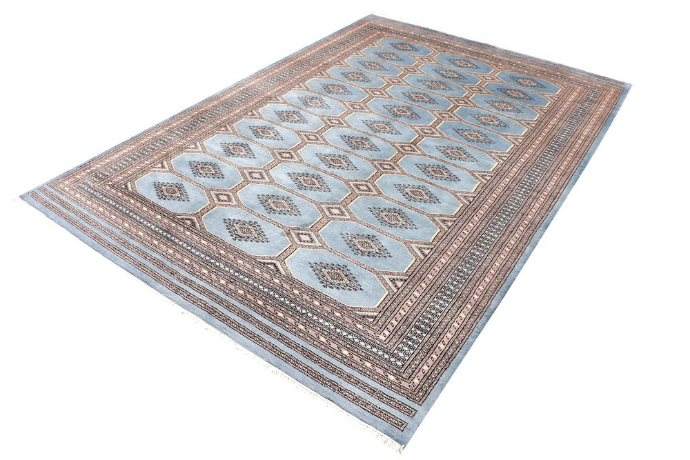 Light Slate Grey Jaldar 6' 7 x 9' 9 - No. 47683 - ALRUG Rug Store