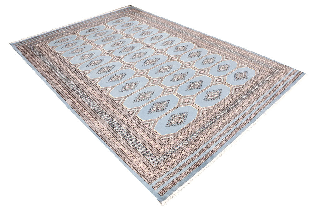 Light Slate Grey Jaldar 6' 7 x 9' 9 - No. 47683 - ALRUG Rug Store