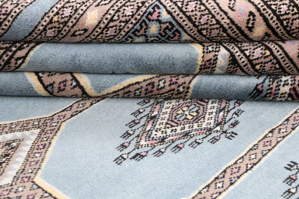 Light Slate Grey Jaldar 6' 7 x 9' 9 - No. 47683 - ALRUG Rug Store