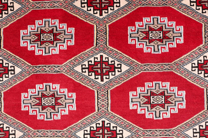 Firebrick Jaldar 6'  9" x 9'  11" - No. QA91967