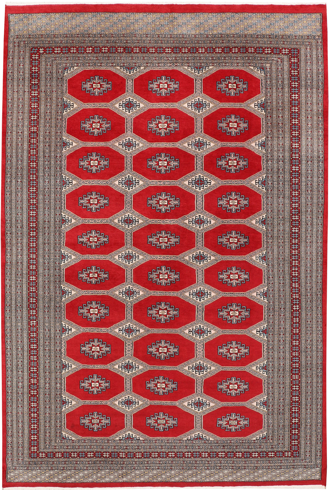 Firebrick Jaldar 6' 6 x 9' 8 - No. 47687 - ALRUG Rug Store
